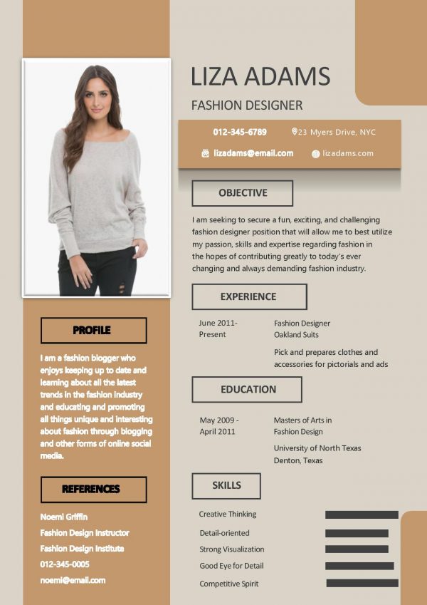 R D FASHION DESIGNER RESUME Resume dream